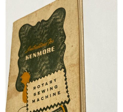 Manual Máquina De Costura Antiga Kenmore