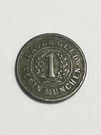 Antiga Moeda Alemanha Klein Munchen Lagergeld 1915 1 Pfennig