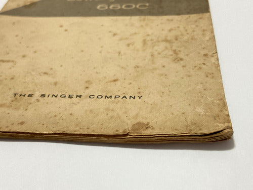 Manual Máquina De Costura Antiga Singer