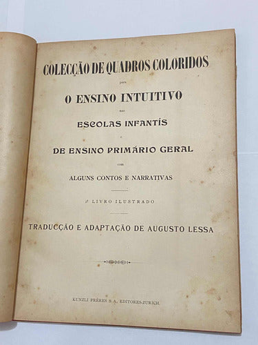 Livro Ilustrado Antigo Ensino Infantil - Lote