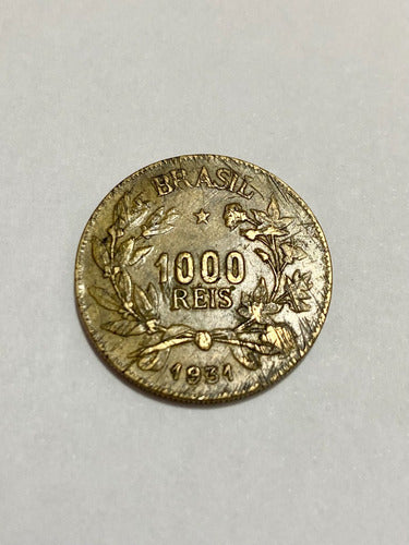 Antiga Moeda Brasil 1931 1000 Réis Lote 3