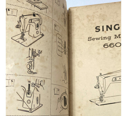 Manual Máquina De Costura Antiga Singer