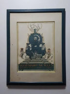 Quadro Poster Antigo David Lance 1975 Velo Sport Bicycles
