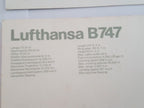Cartões Postais Antigos Lufthansa Aviões A300 B727 Dc10 B747