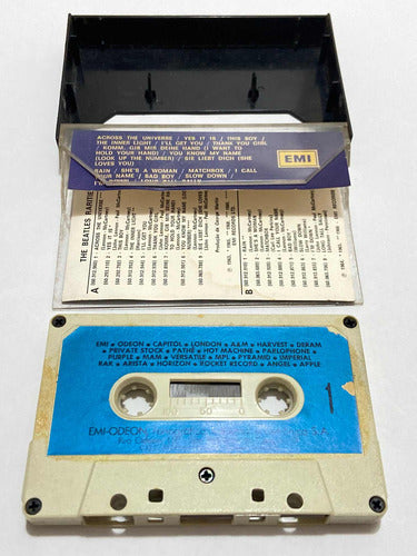 Antiga Fita Cassete K7 Antiga The Beatles Rarities