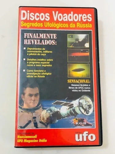 Fita Antiga Vhs Discos Voadores Ovni Alienigena