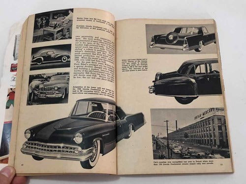 Revista Antiga Automóveis 1950 Mechanix Iillustrated Lincoln