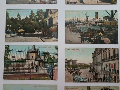 Cartões Postais Antigos Raros Da Argentina - Lote 10