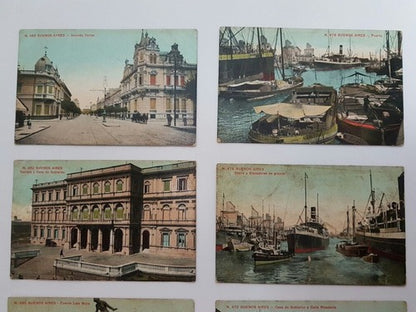 Cartões Postais Antigos Raros Da Argentina Lote 4