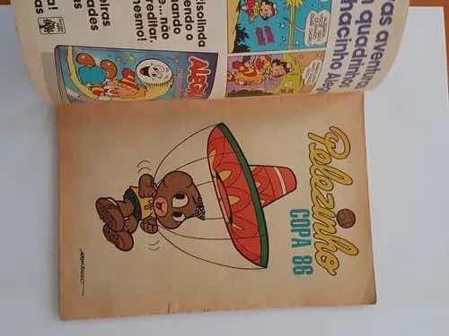 Revista Almanaque Quadrinho Antigo Pele Pelezinho Copa 86