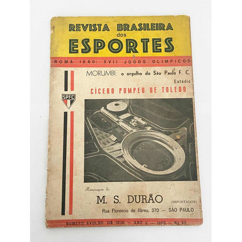 Revista Antiga Brasileira Dos Esportes São Paulo Fc Morumbi