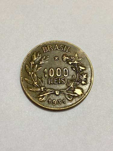 Antiga Moeda Brasil 1000 Réis 1931 Lote 2