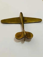 Antigo Avião De Bronze Decoração