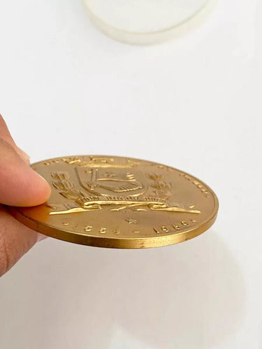 Antiga Medalha 1969 Palácio Anchieta São Paulo Dourada