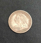 Antiga Moeda De Prata 1893 Grã Bretanha 3 Pence