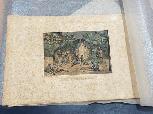 Quadro Litografia Antiga Rugendas Brasil Imperial 1835