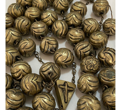 MAGNÍFICO TERÇO GIGANTE ANTIGO em alpaca 2 METROS