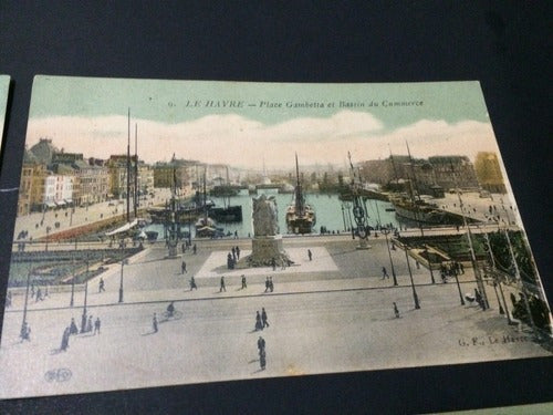 Cartões Postais Antigos Coloridos Le Havre França