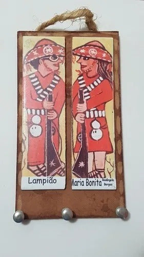 Antigo Quadro Lampião E Maria Bonita Rosângela Borges