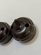 Interruptor Baquelite Antigo Anos 60 Marrom