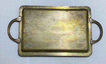 Antiga Bandeja com detalhes ornamentais relevo floral