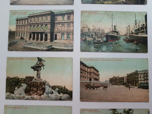 Cartões Postais Antigos Raros Da Argentina Lote 4