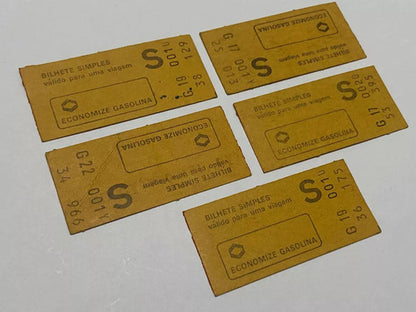 Bilhete Antigo Metro Sp - Lote 5