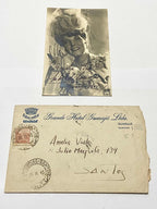 Cartão Postal Antigo Foto Assinada  Atriz Libertad Lamarque