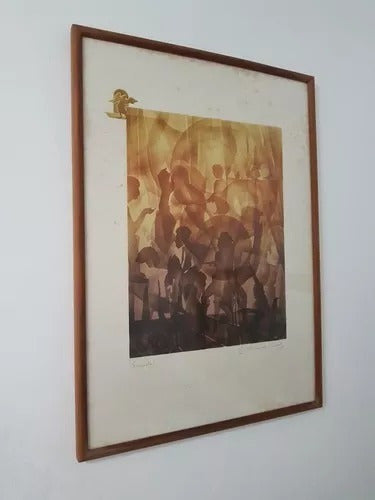 Quadro Antigo - Litografia Bernardo Cid