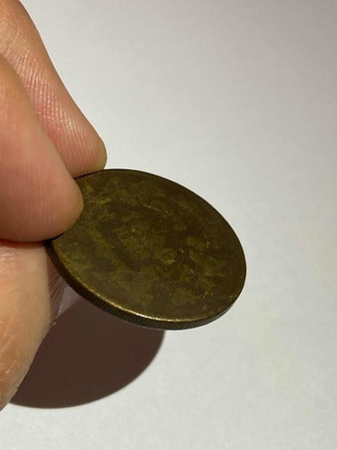Moeda 1000 Réis Antiga Bronze Império Rara