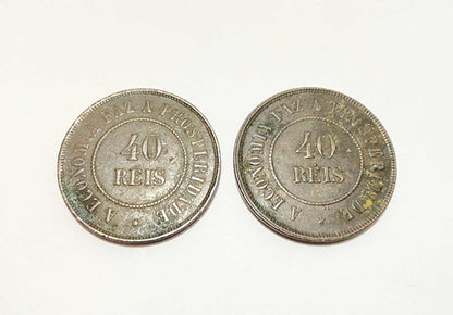 Moedas Antigas 40 Réis 1912 - Lote 2