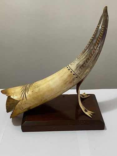 Antigo Chifre De Boi Decoração