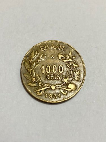 Antiga Moeda Brasil 1000 Réis 1931 Lote 1