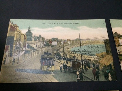 Cartões Postais Antigos Coloridos Le Havre França