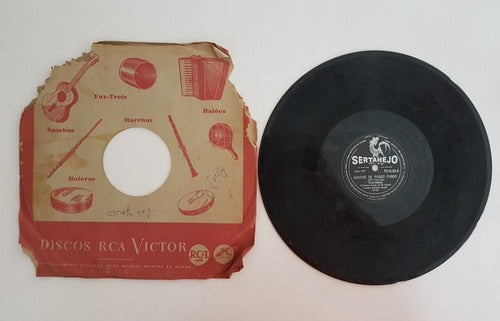 Antigo Disco Raro Teixeirinha 78rpm - 1960