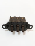 Antigo Interruptor Triplo Em Baquelite