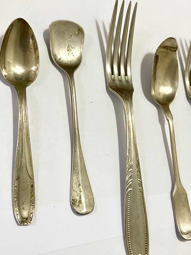 Antigas Colheres Alpaca