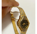 Relógio Antigo Oremte Quartz Dourado