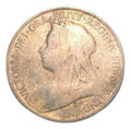 Antiga Moeda 1899 Grã Bretanha 1/2 Penny