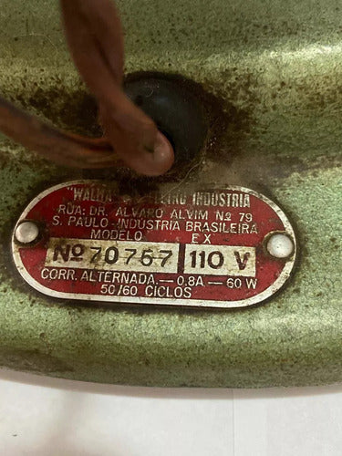 Ventilador Antigo Walita Funcionando