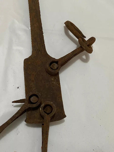 Balança Antiga Séc Xix De Ferro Varão 50kg