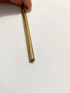 Antigo Porta Termômetro Início Século Xx Dourado Com Pedra