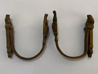 2 Suportes De Bronze Antigo Para Cortina - Lote 10