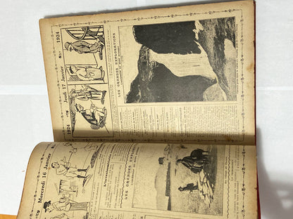 Antigo Livro Almanaque Vermot 1924 Paris