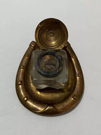 Tinteiro Antigo Cor Bronze