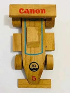 Carrinho Formula 1 De Madeira Brinquedo Antigo