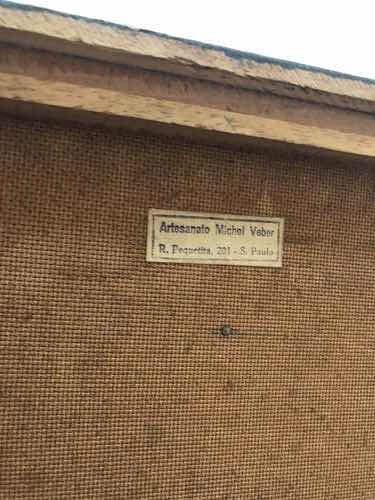 Quadro Antigo Assinado J. Giullaume 1969 Janela