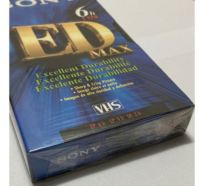 Fita Antiga Vhs Sony 6 Horas T 120 Lacrada