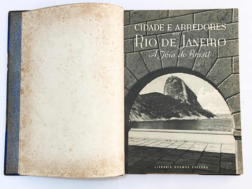 Antigo Livro Com Imagens Rio De Janeiro Cidade E Arredores
