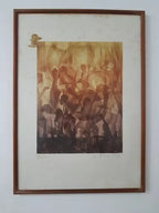 Quadro Antigo - Litografia Bernardo Cid